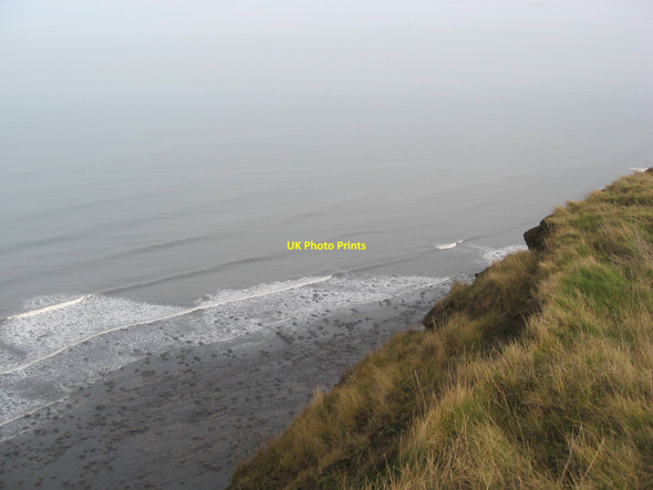 Photo 6"x4" Saltburn Scar looking down from the Cleveland Way Saltburn-By-The-Sea c2010