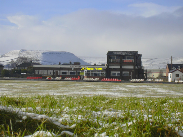 Photo 6"x4" Haslingden Cricket Club & Musbury Tor Haslingden c2010