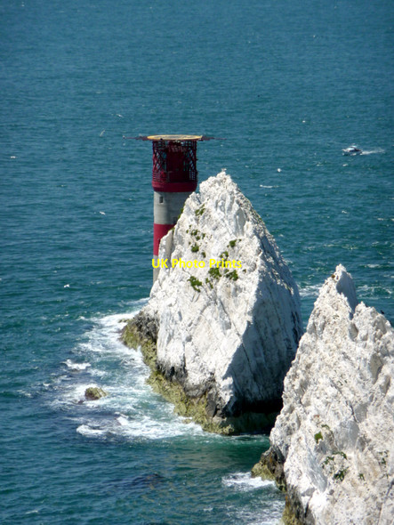 Photo 6"x4" The Needles from the Old Battery, Isle of Wight Totland c2009