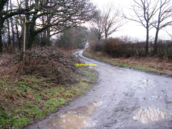 Photo 6"x4" Farm track to Theale Farm Park Street\/TQ1131 c2010