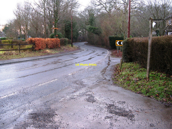 Photo 6"x4" S bend in Lyons Road east of Slinfold Park Street\/TQ1131 c2010