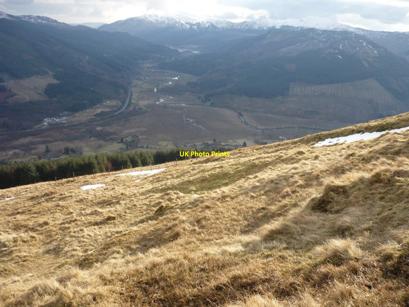 Photo 6"x4" View down Auchtubhmore Hill Auchtubh c2010