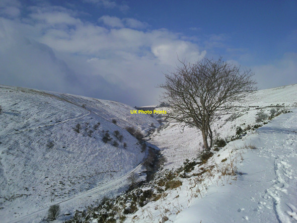 Photo 6"x4" Out in the snow Capel-y-ffin c2010