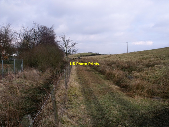 Photo 6"x4" Track beside the ditch Banton\/NS7579 c2010