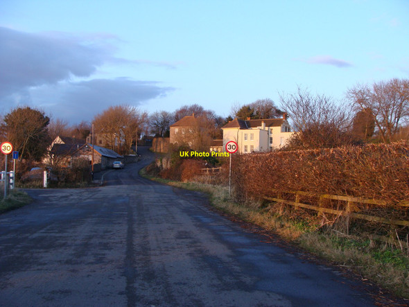 Photo 6"x4" Road junction and houses, Old Passage Old Passage c2010