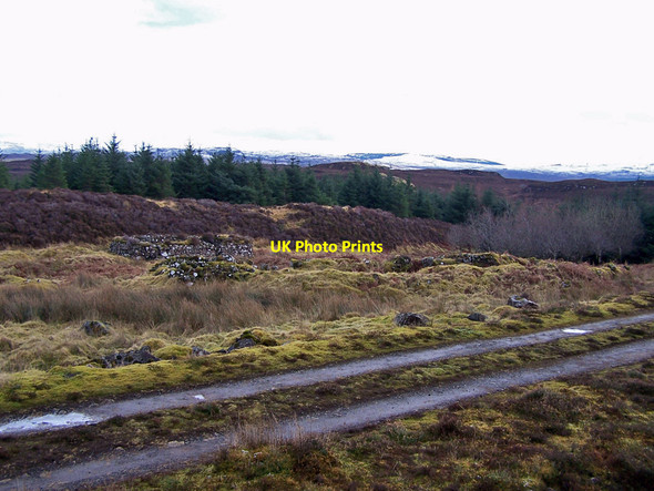 Photo 6"x4" Ruins at Allt Buidhe Flashader c2010