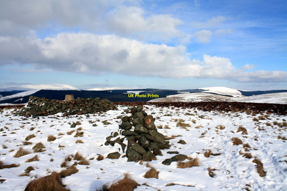 Photo 6"x4" Shillhope Law Summit Barrow Burn\/NT8610 c2010