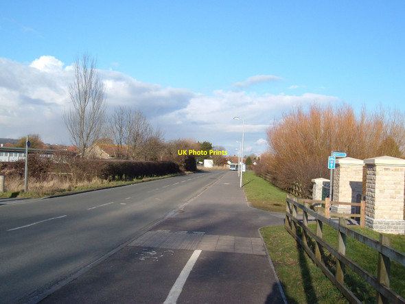 Photo 6"x4" Windwhistle Lane cycle route 33 Weston-super-Mare c2010
