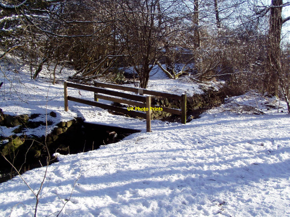 Photo 6"x4" Footbridge over Rubislaw burn Aberdeen\/NJ9206 c2010