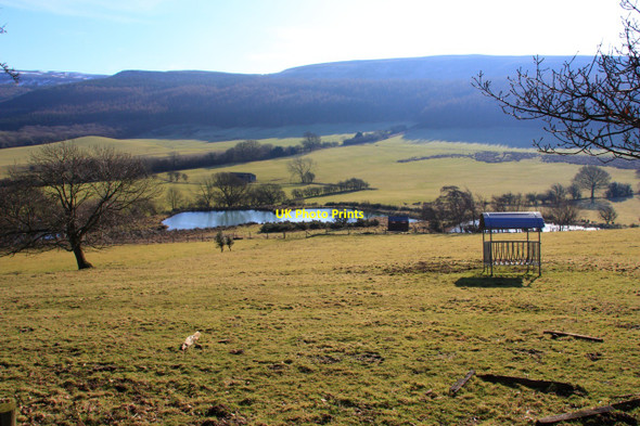 Photo 6"x4" Fishing ponds near Bank Lane Faceby c2010