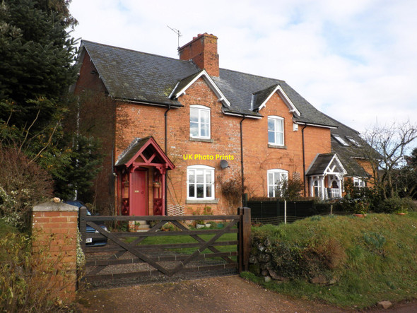 Photo 6"x4" Cottages, near Heazille Barton Columbjohn c2010