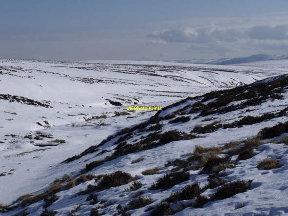 Photo 6"x4" Allt Geallaidh flowing south towards Dalnacardoch Allt Geallaidh c2010