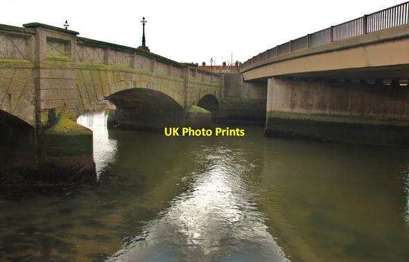 Photo 6"x4" Seaton: Bridges - old and new Seaton\/SY2490 c2010