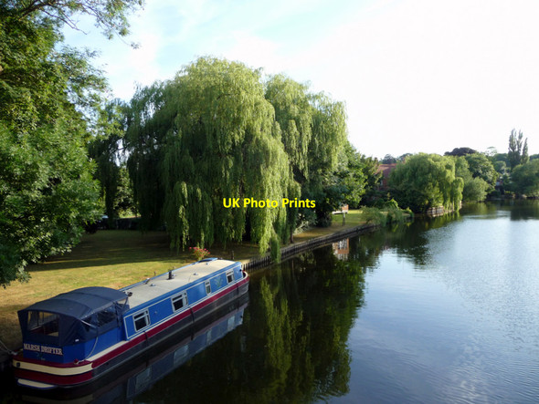 Photo 6"x4" River Thames from Whitchurch Bridge, Berkshire Pangbourne c2009
