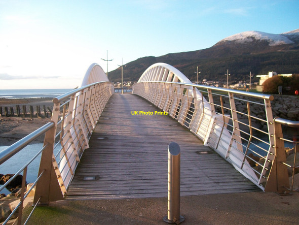 Photo 6"x4" Footbridge across the Shimna Estuary Newcastle\/J3732 c2010