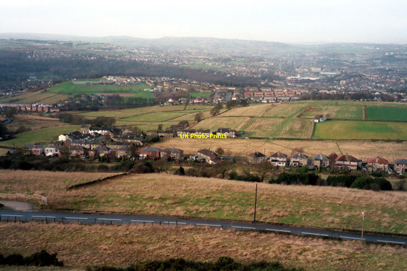 Photo 6"x4" Hall Bower viewed from Castle Hill, Huddersfield Huddersfield c2004