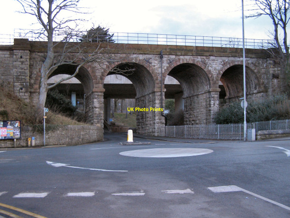 Photo 6"x4" Railway Bridge, Colwyn Bay promenade Colwyn Bay\/Bae Colwyn c2010