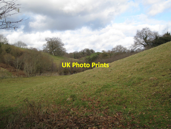 Photo 6"x4" A small valley near Moorpark Mile End\/SX8372 c2010