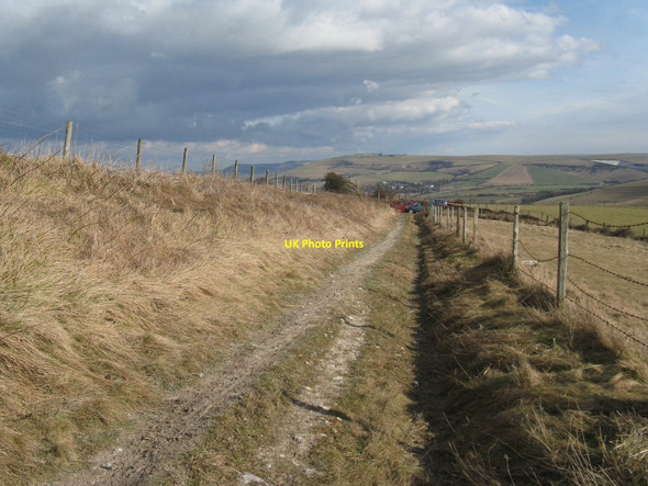 Photo 6"x4" Restricted byway east of the South Downs Way and Monarch's Way junction Beggars Bush\/TQ1607 c2010