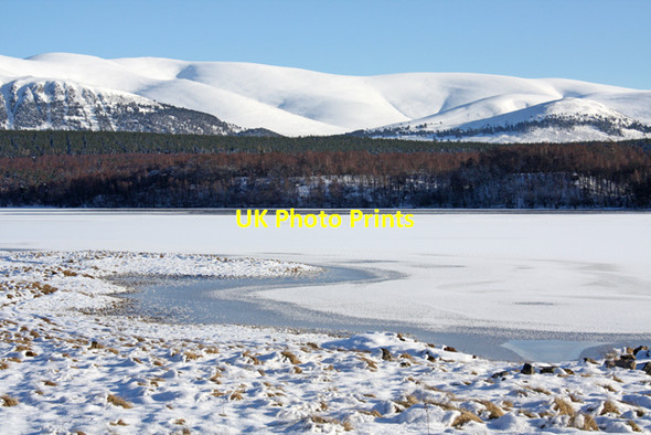 Photo 6"x4" Loch Insh and the Glenfeshie Hills Kincraig\/NH8305 c2010