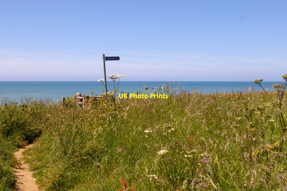 Photo 6"x4" Coastal Path, Brook Bay, Isle of Wight Brookgreen c2009
