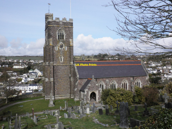 Photo 6"x4" St Peter's Church, Noss Mayo Bridgend\/SX5548 c2010