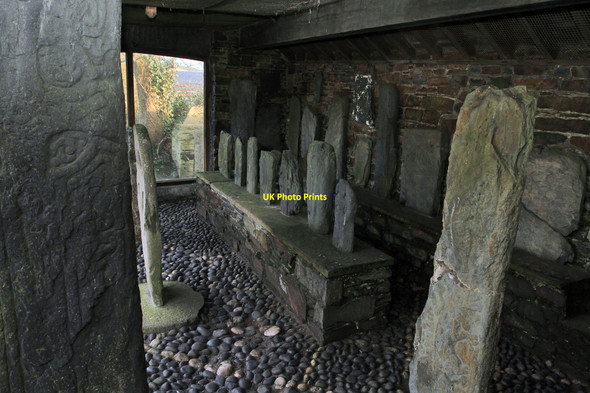 Photo 6"x4" Stone Cross collection Maughold c2010