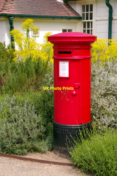 Photo 6"x4" Victorian Pillar Box, Osborne House, Isle of Wight Cowes c2009