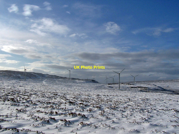 Photo 6"x4" Edinbane wind farm Blackhill\/NG3450 c2010