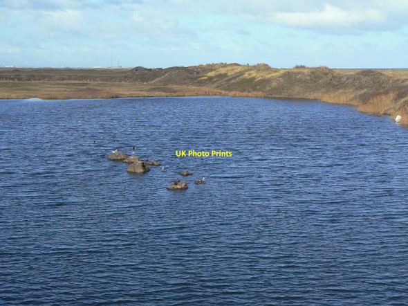 Photo 6"x4" Slag lagoons Warrenby c2010
