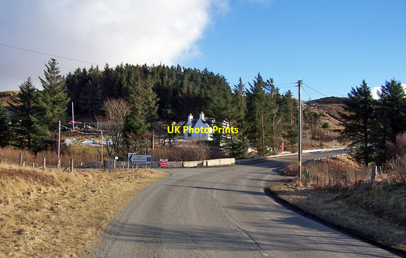 Photo 6"x4" Balmeanach road junction Caroy c2010