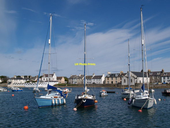 Photo 6"x4" Sailing Boats in Isle of Whithorn Harbour Isle of Whithorn c2007