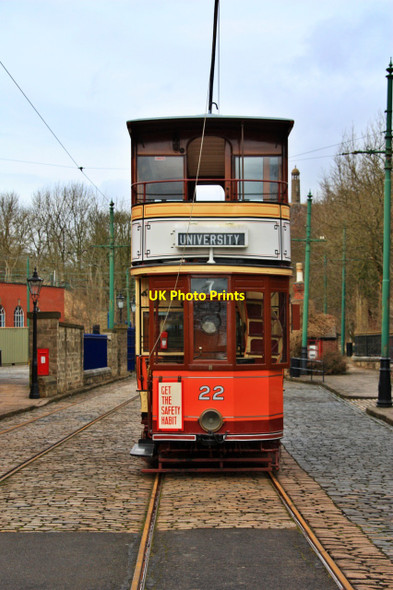 Photo 6"x4" Glasgow Tram, Crich Tramway Museum Crich c2010