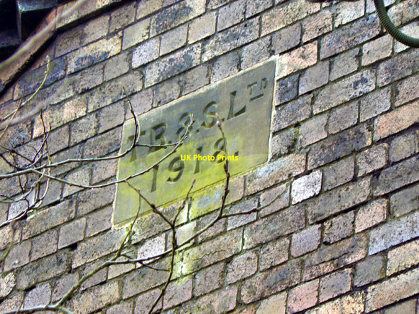 Photo 6"x4" Date stone on the pumphouse Froghall\/SK0247 c2010