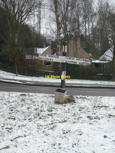 Photo 6"x4" Signpost at Scotland End East End\/SP3533 c2010