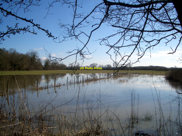 Photo 6"x4" Floods near Newells Pond Brookhampton\/SU6098 c2010