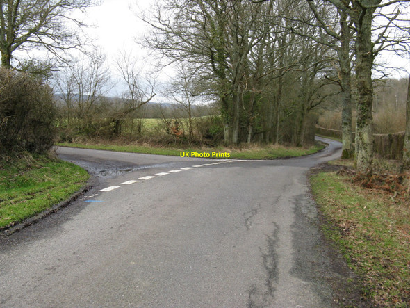 Photo 6"x4" Road junction for Lurgashall White's Green c2010