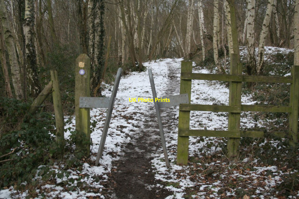 Photo 6"x4" Footpath near Unstone Dronfield c2010