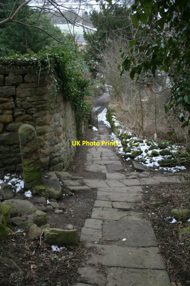 Photo 6"x4" Footpath crossing at Matlock Mill Matlock c2010