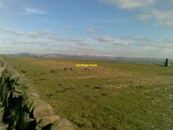 Photo 6"x4" Still snow on the tops Ryecroft Gate c2010
