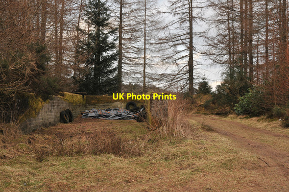 Photo 6"x4" Farm track and old tyres near Tomacharich Muirshearlich c2010