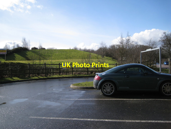 Photo 6"x4" Temporary car park west of Teign Bridge Newton Abbot c2010