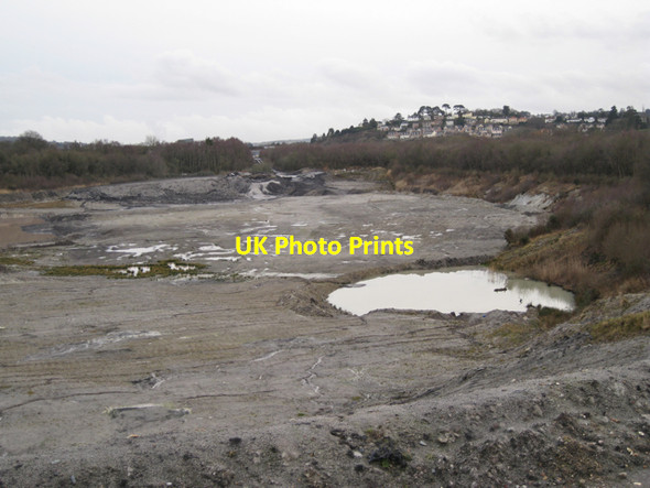 Photo 6"x4" Former East Golds clay quarry Newton Abbot c2010