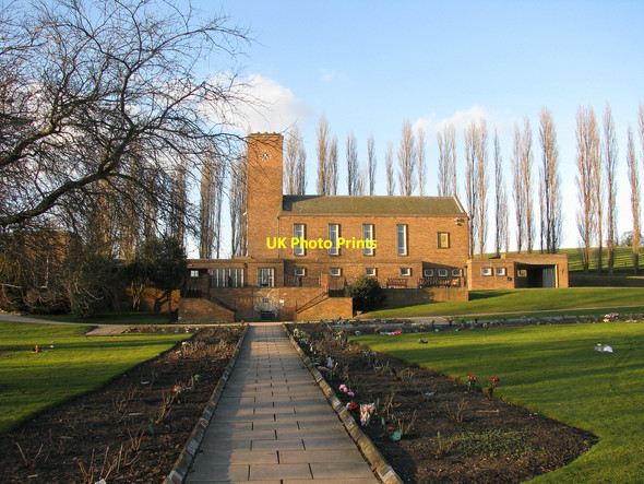 Photo 6"x4" Pontefract Crematorium Pontefract c2010