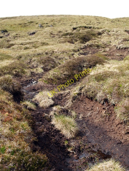 Photo 6"x4" Peat Hag, Meall na h-Aisre Meall na h-Aisre c2009 P1