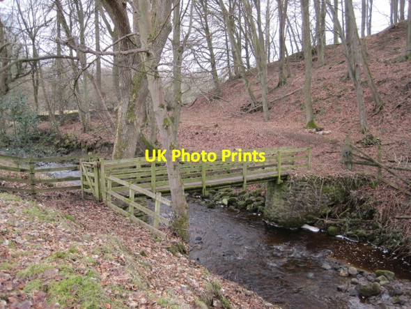 Photo 6"x4" Footbridge over Ham Burn Dalton\/NY9158 c2010