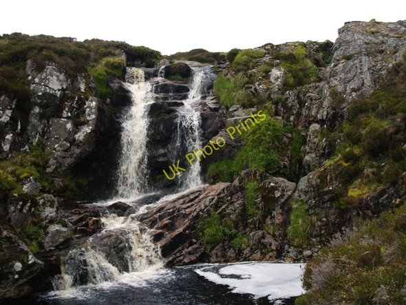 Photo 6"x4" Small waterfall, Blackcorrie Burn F\u00e8ith Talagain c2009