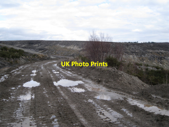 Photo 6"x4" Clay waste haul road north of Southacre Quarry Preston\/SX8574 c2010