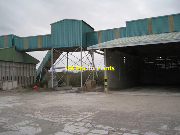 Photo 6"x4" Overhead conveyor to clay sheds Preston\/SX8574 c2010