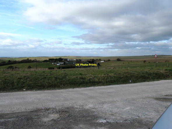 Photo 6"x4" View west from car park off the Devils Dyke Road Saddlescombe c2010